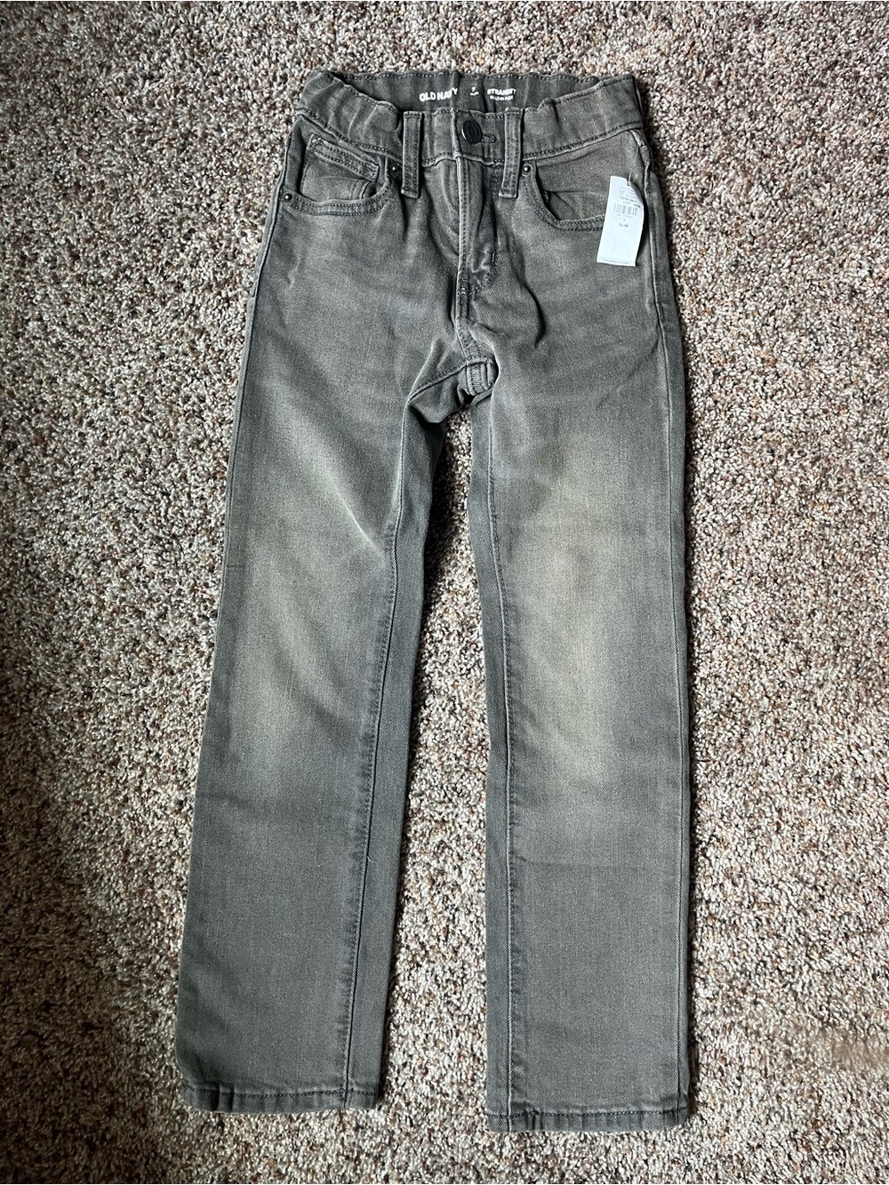 Old Navy Gray Straight Jeans for kids